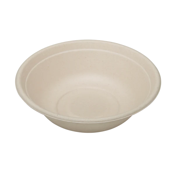 Karat Earth 32oz Molded Fiber Round Bowl, PFAS Free, Natural - 500 pcs - Image 8