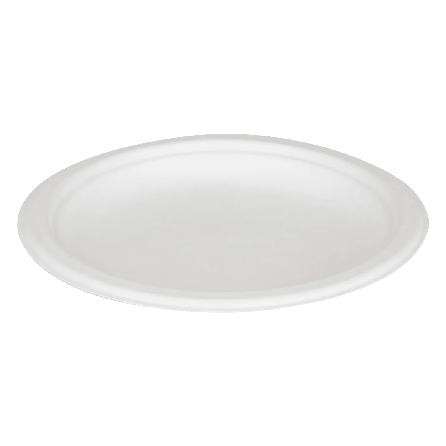 Karat Earth 6'' Molded Fiber Round Plates, PFAS Free, White - 1,000 pcs - Image 7