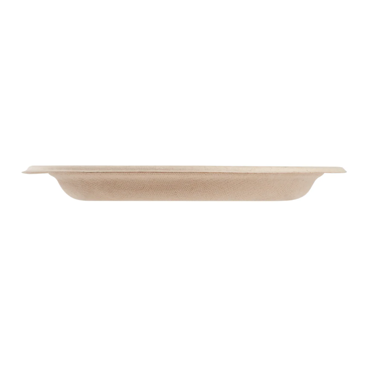 Karat Earth 6'' Molded Fiber Round Plates, PFAS Free, Natural - 1,000 pcs - Image 4