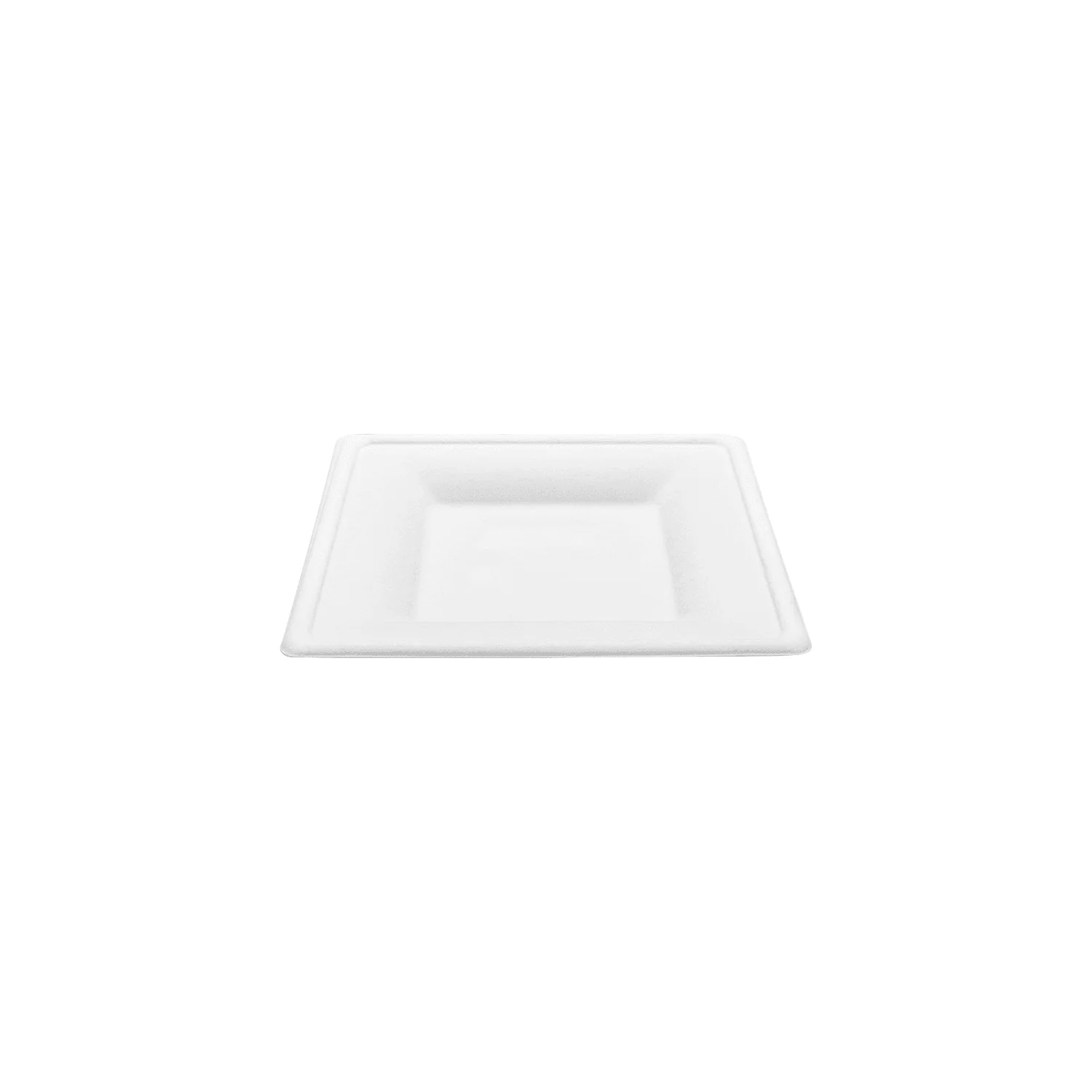 Karat Earth 6”x 6” Molded Fiber Square Plates, PFAS Free, White - 500 pcs - Image 7
