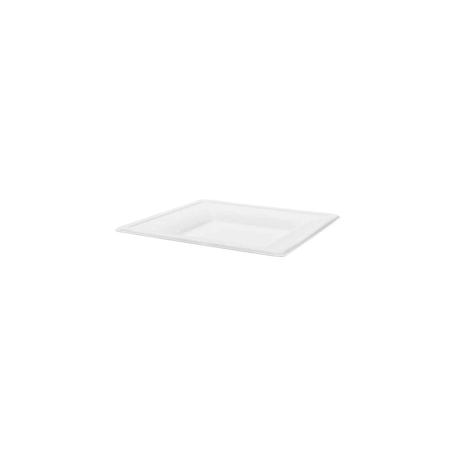 Karat Earth 6”x 6” Molded Fiber Square Plates, PFAS Free, White - 500 pcs - Image 9