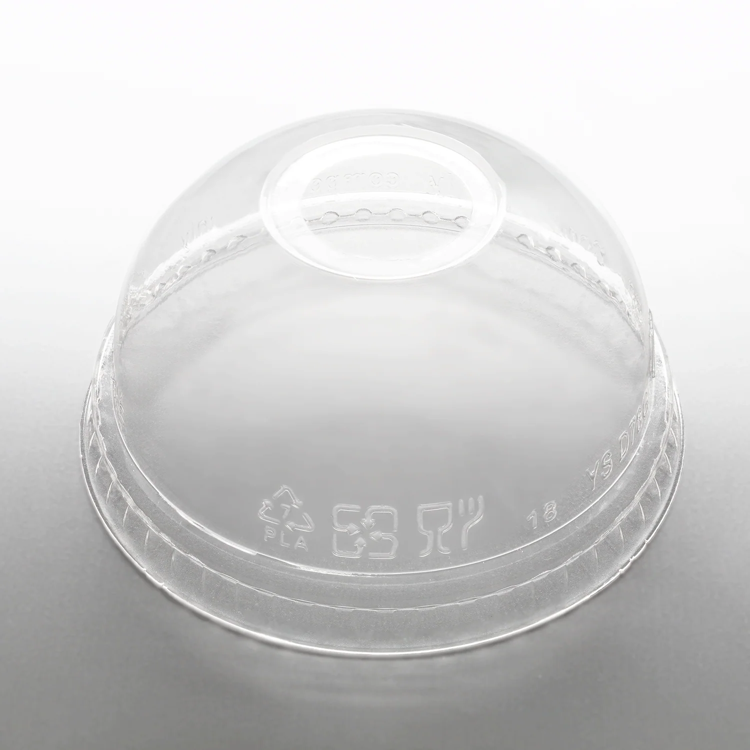 Karat Earth 78mm PLA Dome Lid for 10oz PLA Cup - 1,000 pcs - Image 2