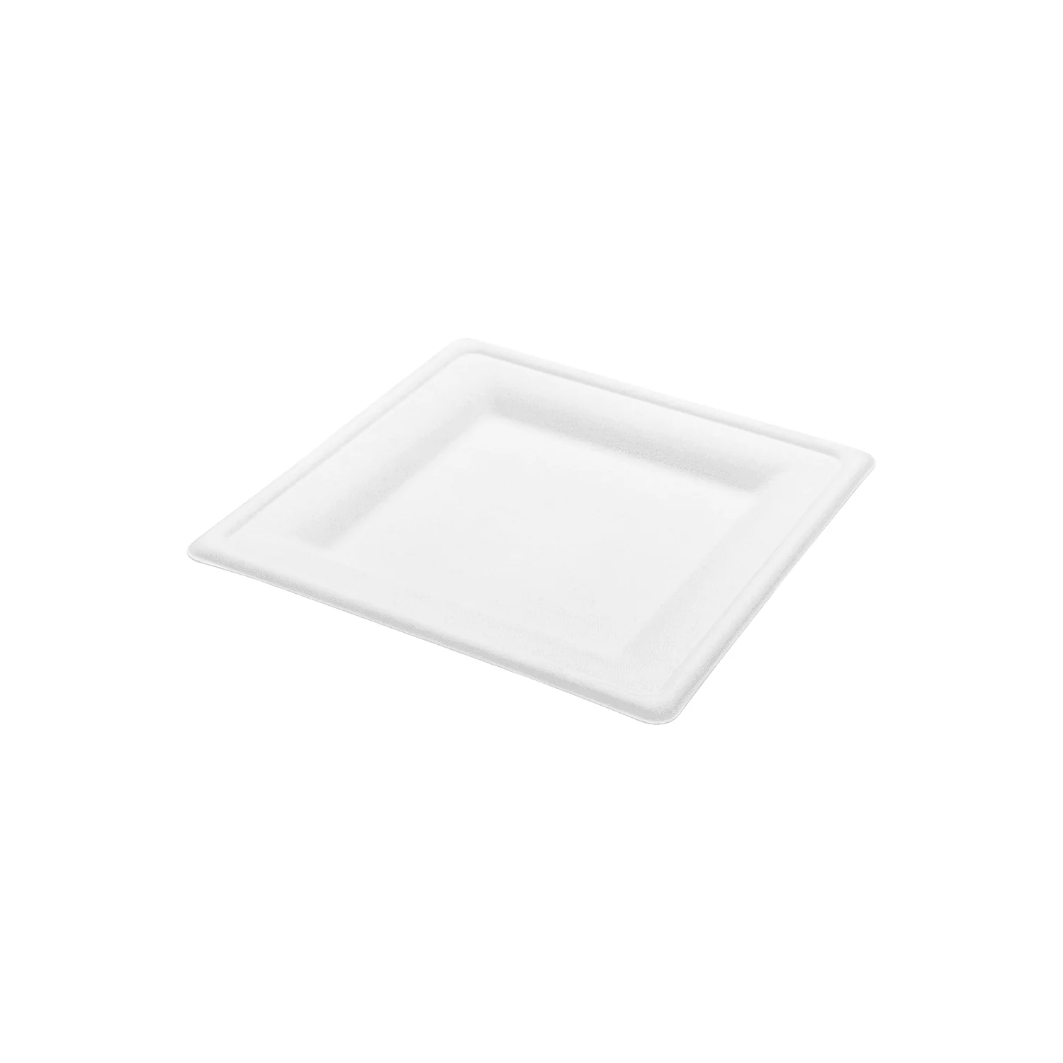 Karat Earth 8”x 8” Molded Fiber Square Plates, PFAS Free, White - 500 pcs - Image 8
