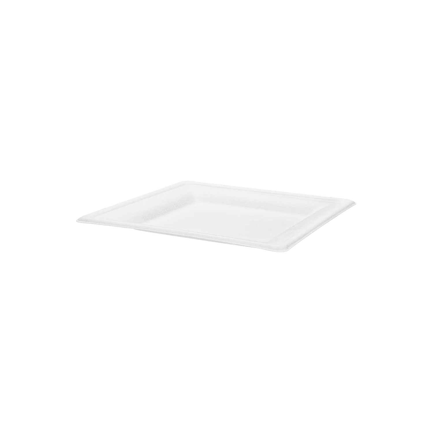 Karat Earth 8”x 8” Molded Fiber Square Plates, PFAS Free, White - 500 pcs - Image 9