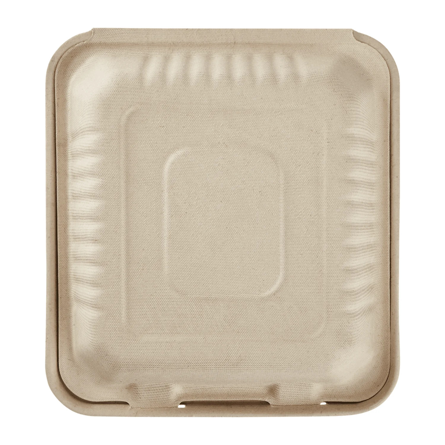 Karat Earth 8''x8'' Molded Fiber Hinged Containers, PFAS Free, Natural - 200 pcs - Image 9