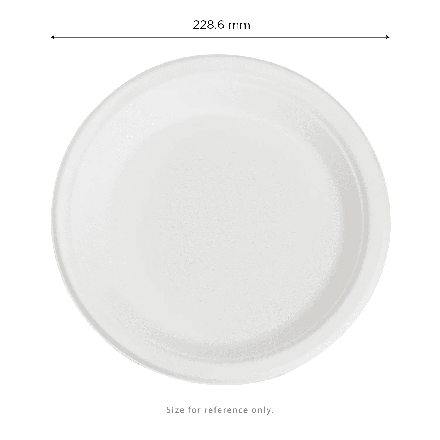 Karat Earth 9'' Molded Fiber Round Plates, PFAS Free, White - 500 pcs - Image 5