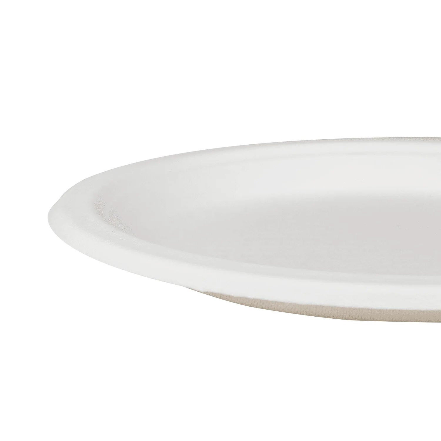 Karat Earth 9'' Molded Fiber Round Plates, PFAS Free, White - 500 pcs - Image 6