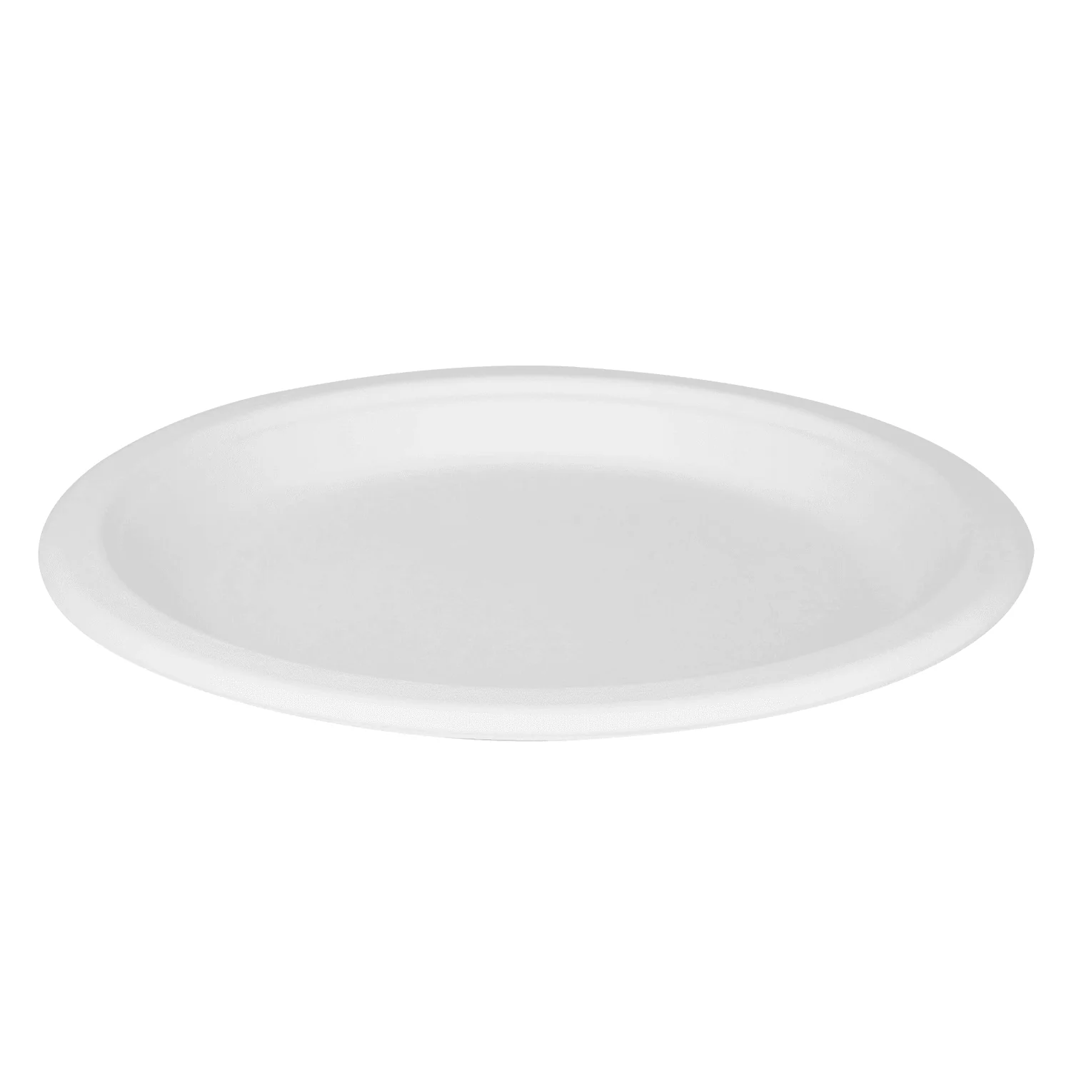 Karat Earth 9'' Molded Fiber Round Plates, PFAS Free, White - 500 pcs - Image 8