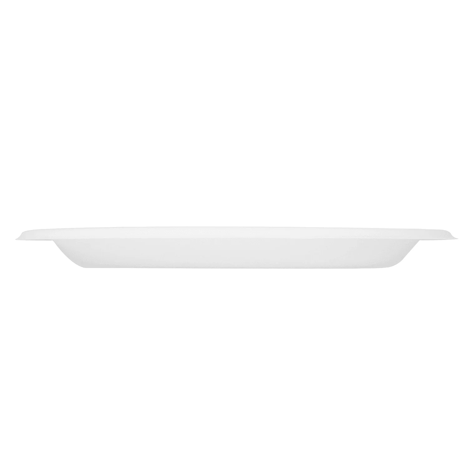 Karat Earth 9'' Molded Fiber Round Plates, PFAS Free, White - 500 pcs - Image 9
