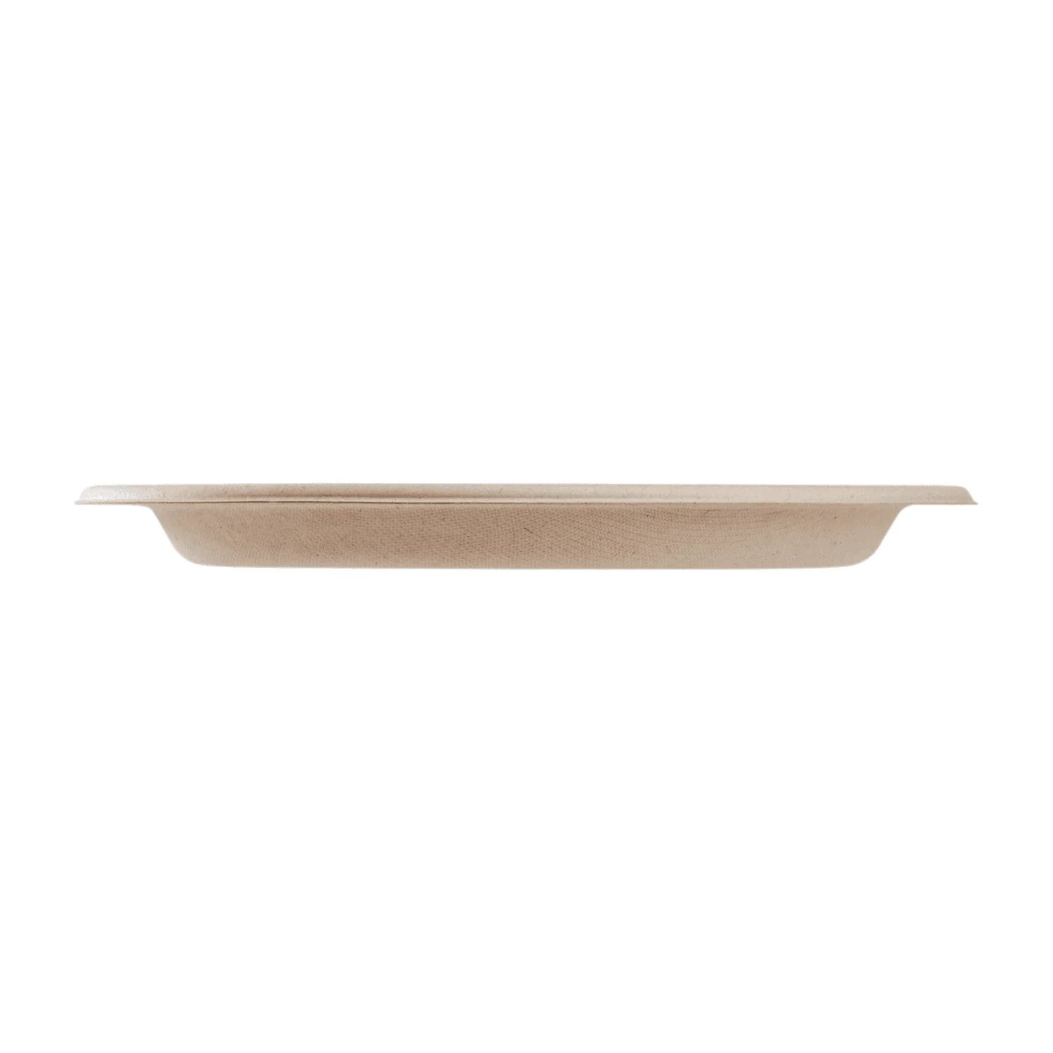 Karat Earth 9'' Molded Fiber Round Plates, PFAS Free, Natural - 500 pcs - Image 4