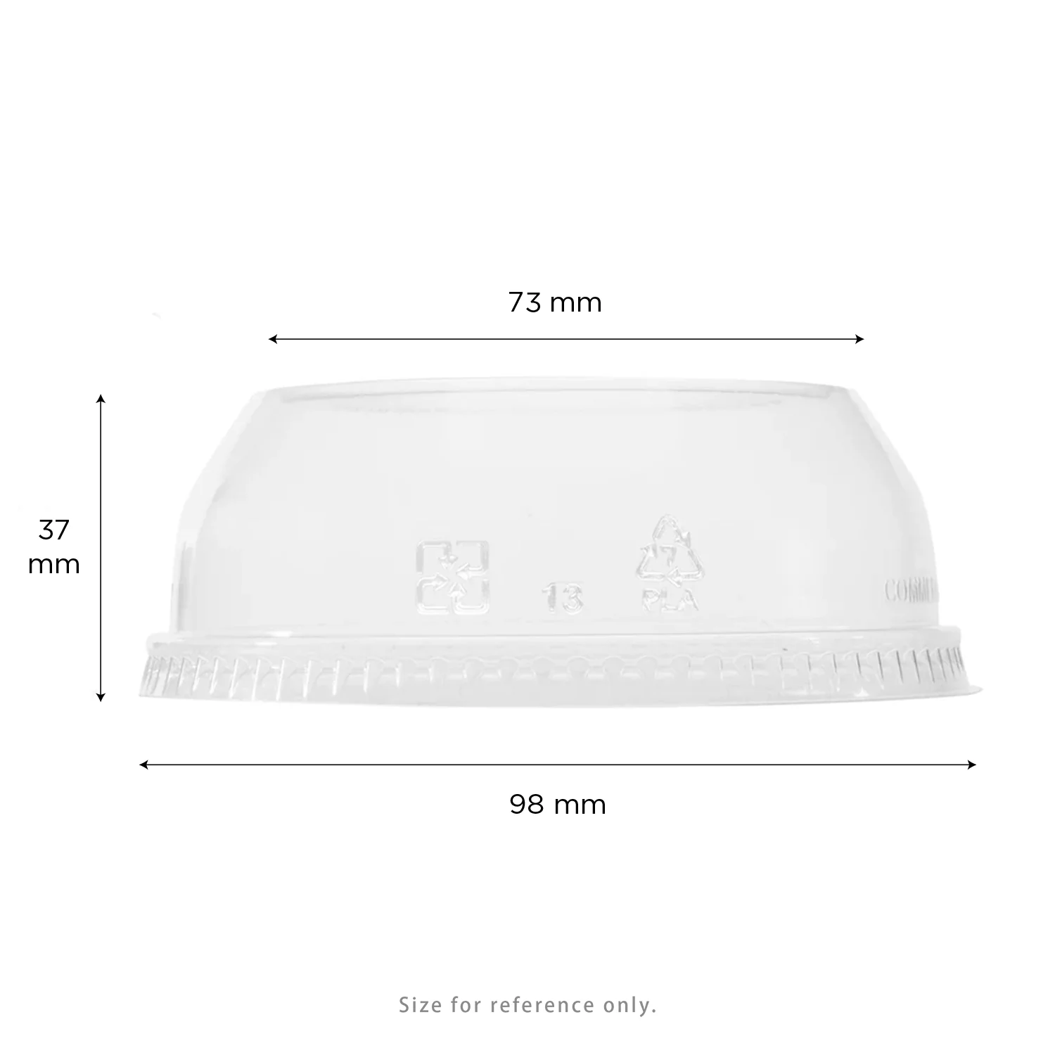 Karat Earth 98mm PLA Dome lids for 12-24 PLA cup, Wide opening - 1,000 pcs - Image 5