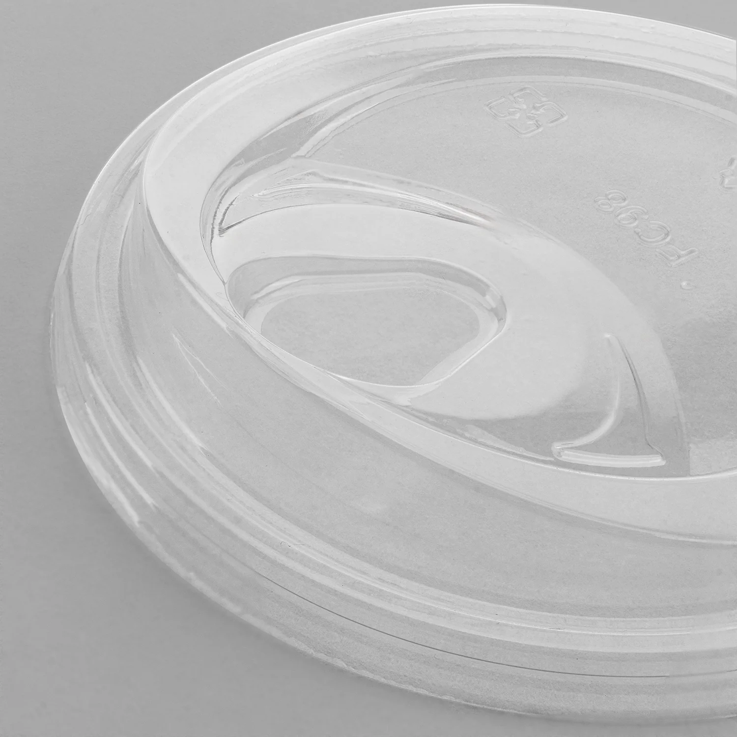 Karat Earth 98mm PLA Strawless Sipper Lid for 12-24oz PLA Cup - 1,000 pcs - Image 6