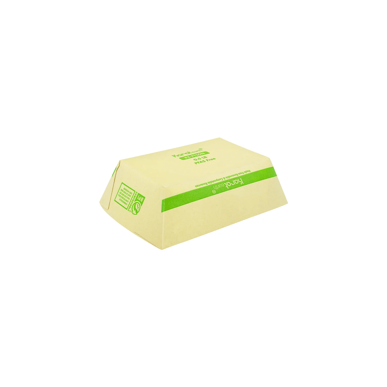Karat Earth 0.5 lb Bamboo Natural Food Tray , Generic Print - 1,000 pcs - Image 7