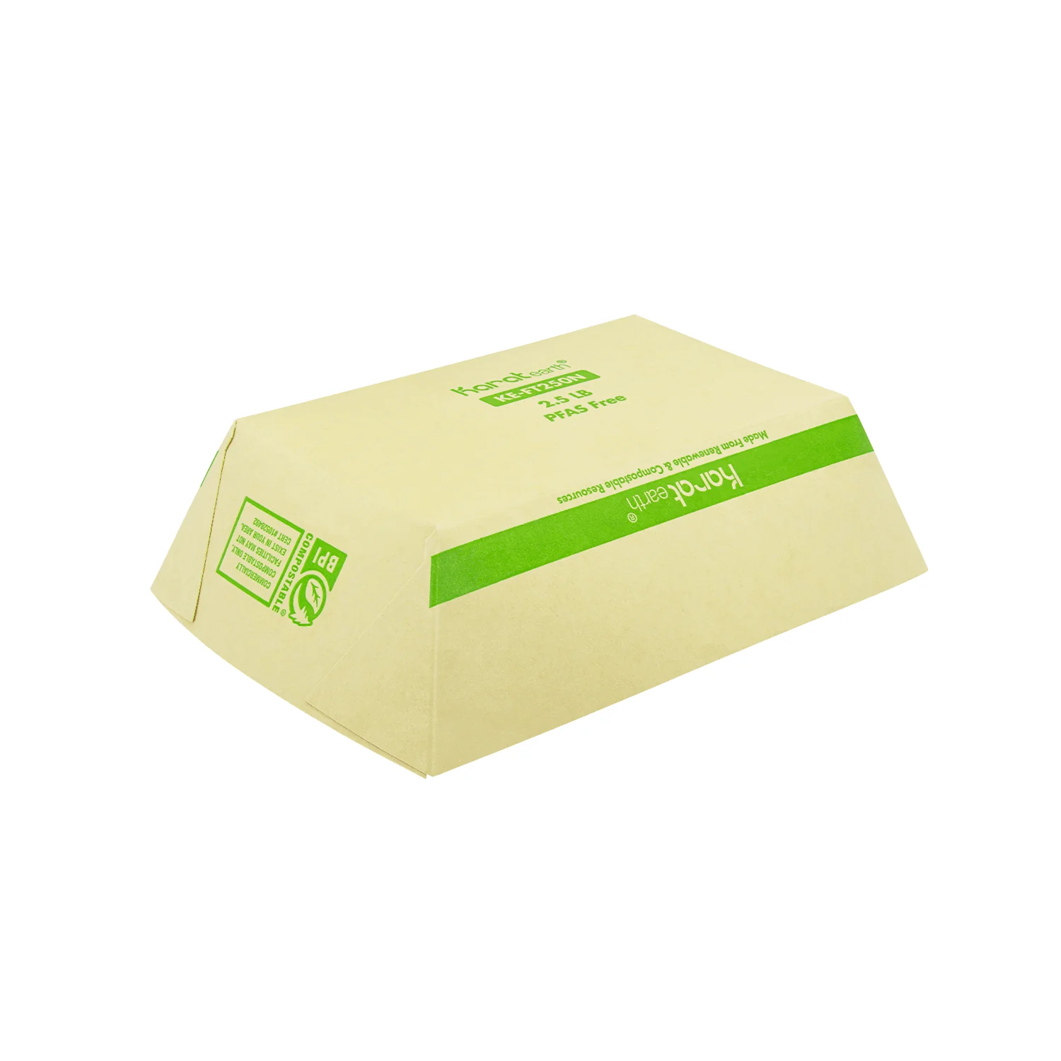Karat Earth 2.5 lb Bamboo Natural Food Tray, Generic Print - 500 pcs - Image 7