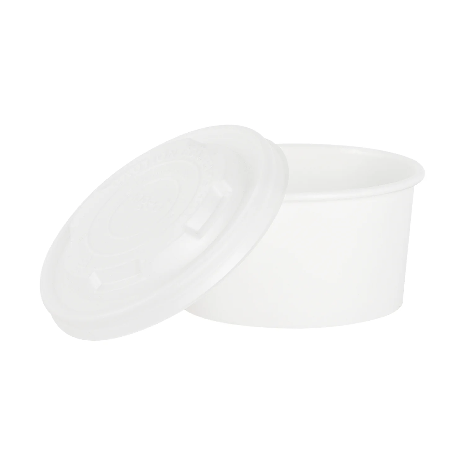 Karat Earth Eco-Friendly 6oz Paper Cold/ Hot Food Container (90.8mm), White - 1,000 pcs - Image 9