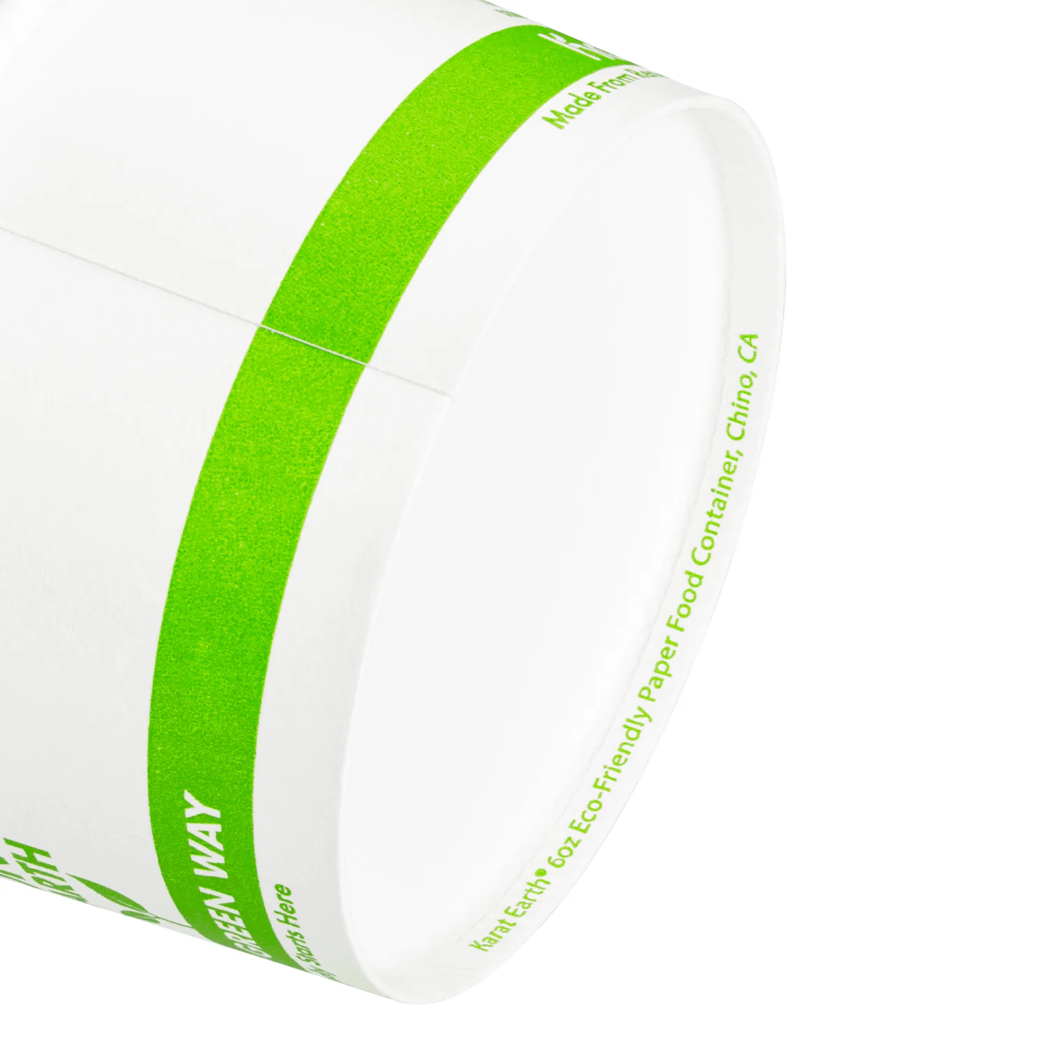 Karat Earth Eco-Friendly 6oz Paper Cold/Hot Food Container (90.8mm), Generic Print - 1,000 pcs - Image 7