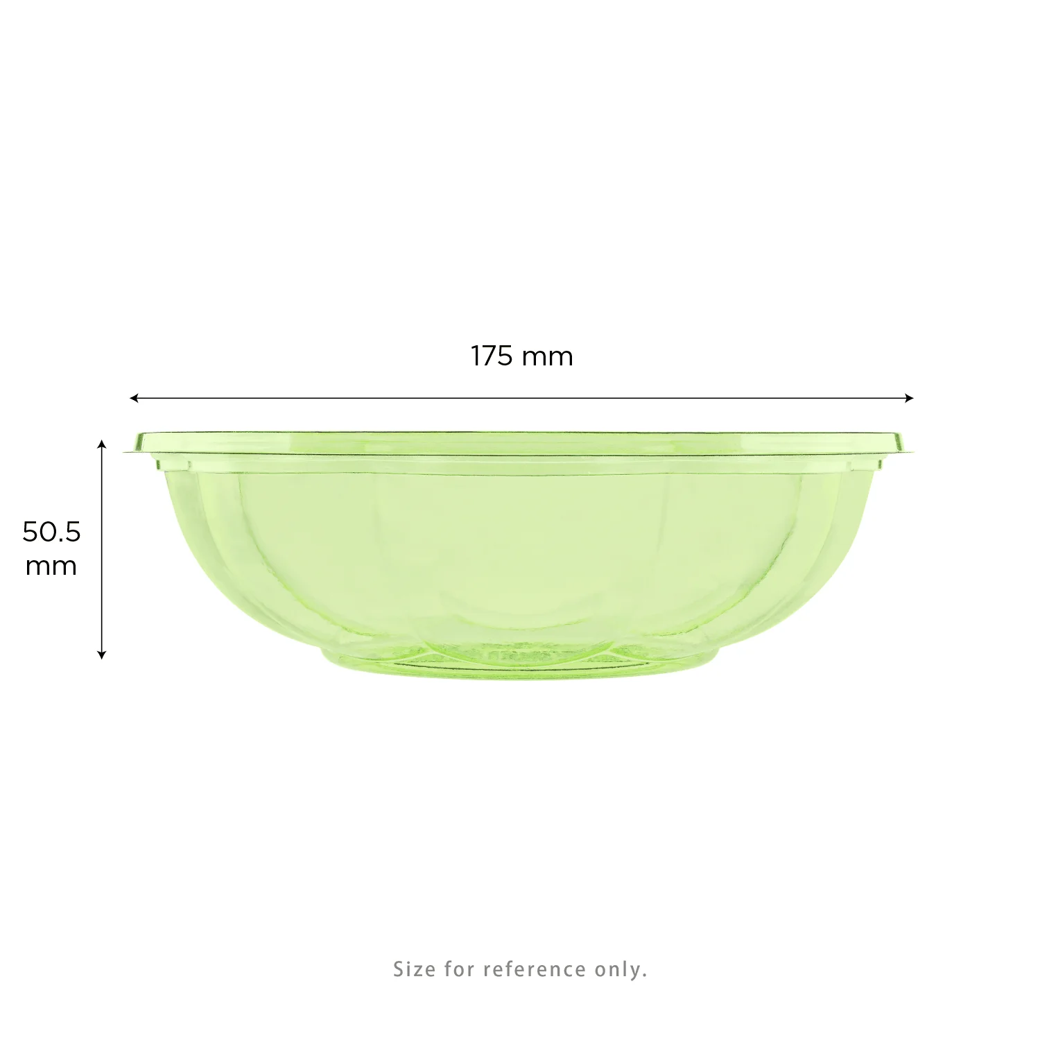 Karat Earth PLA 18 oz Salad Container (175 mm), Green - 300 pcs - Image 5