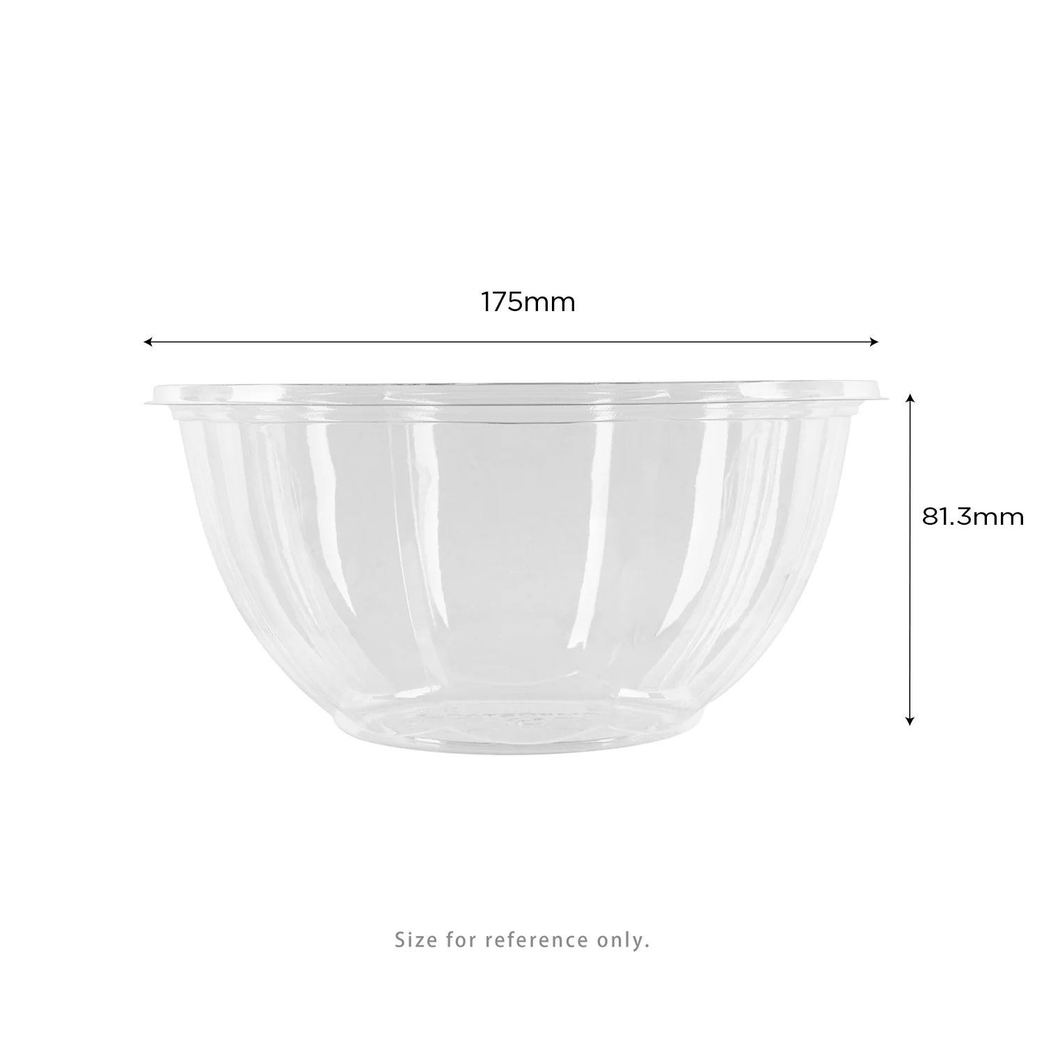 Karat Earth PLA 32 oz Salad Container (175 mm), Clear - 300 pcs - Image 5