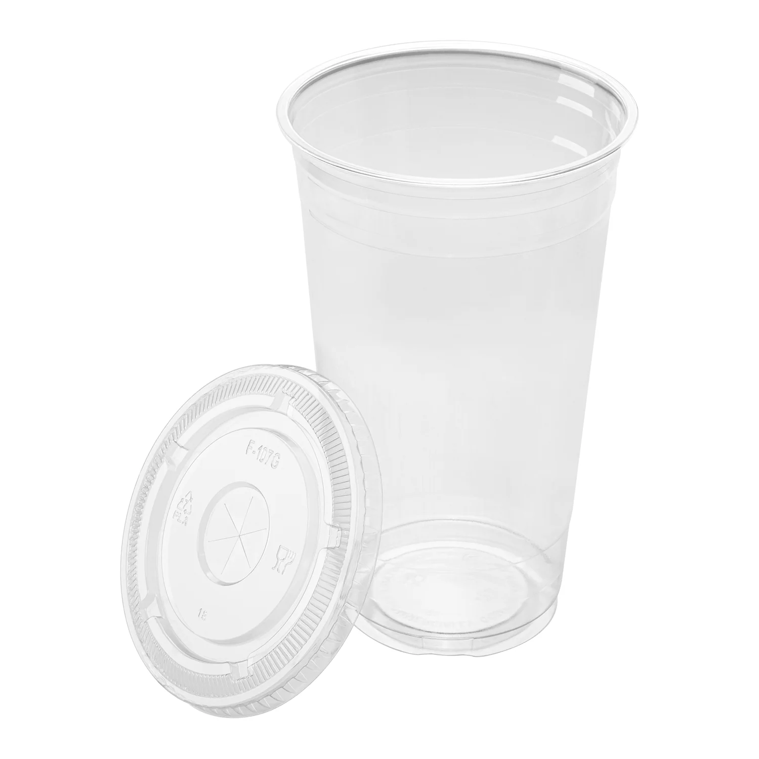 Karat Earth PLA Flat Lid for 32oz Cup (107mm) - 500 pcs - Image 8