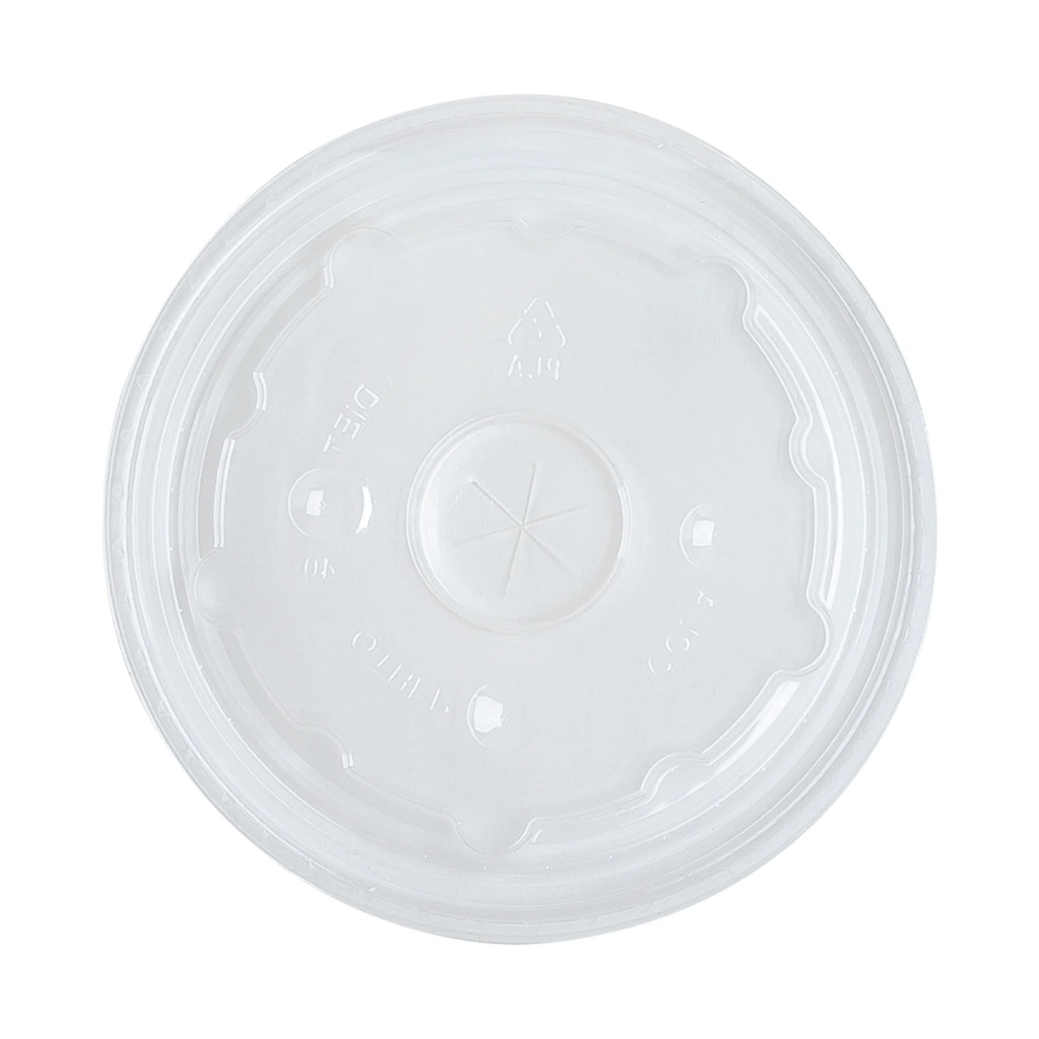 Karat Earth PLA Flat Lid for 44oz Paper Cold Cup (115mm) - 480 pcs - Image 8