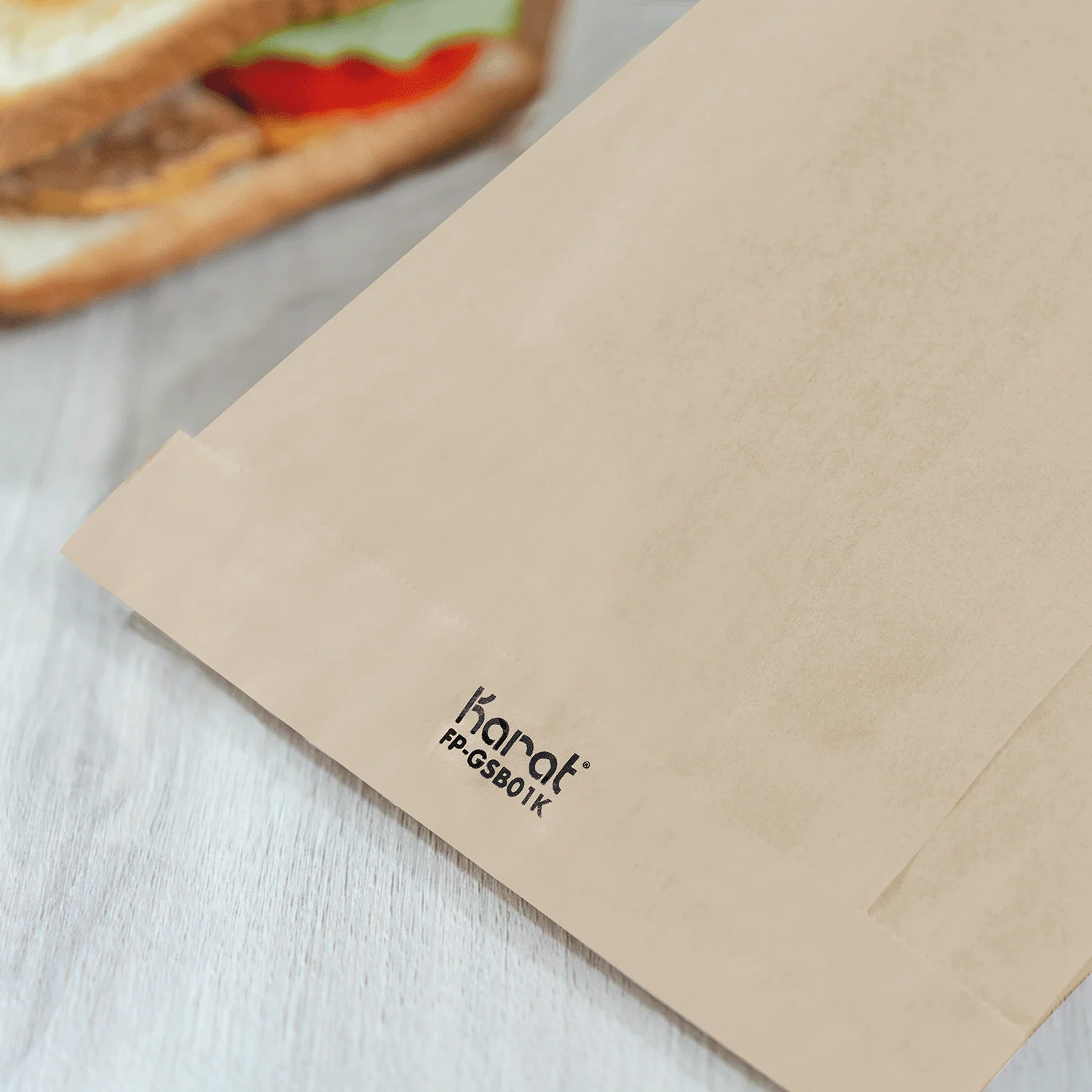 [2,000 ct] Grease-Resistant Sandwich Bag, Kraft - Image 4