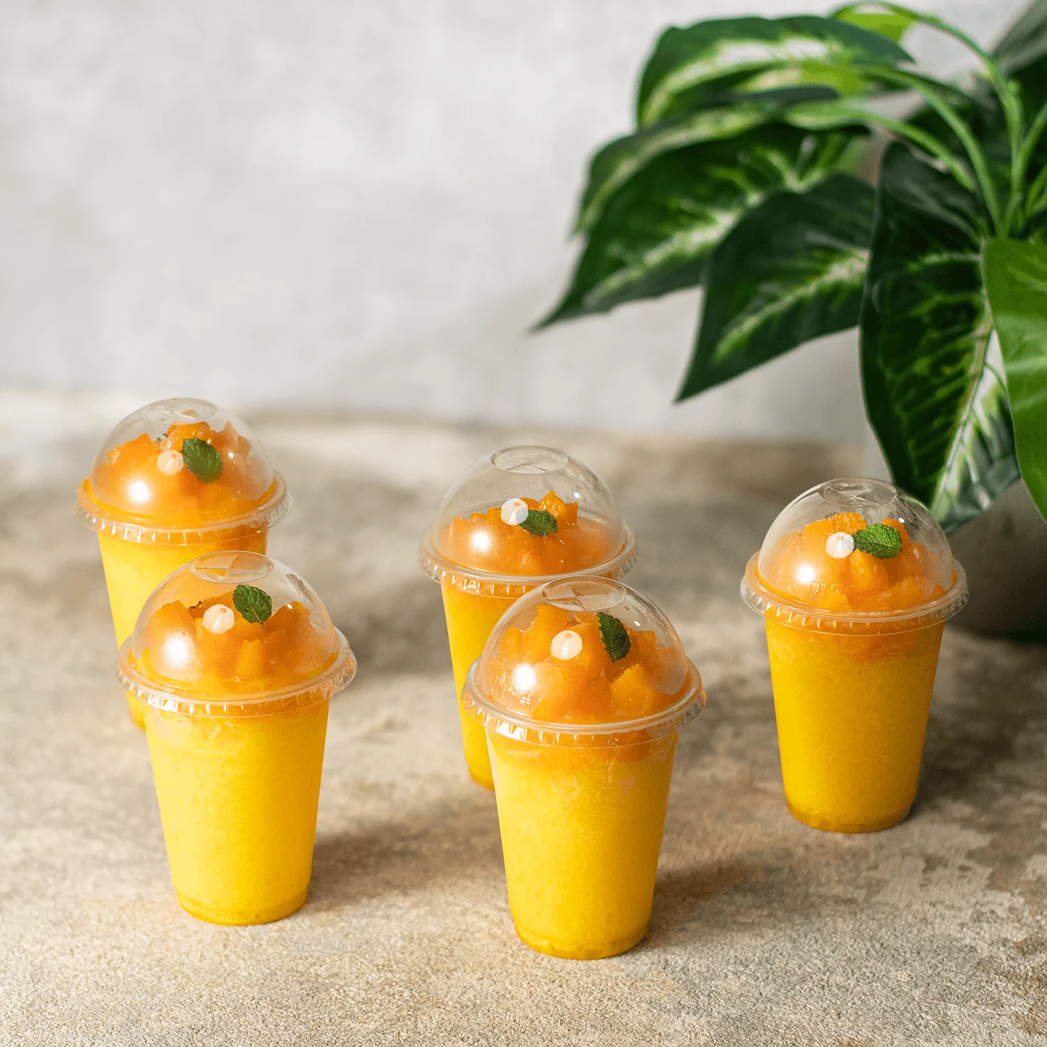 [1,000 ct] 7 oz Plastic Dome Cup Lids | PET | 74 mm - Image 3