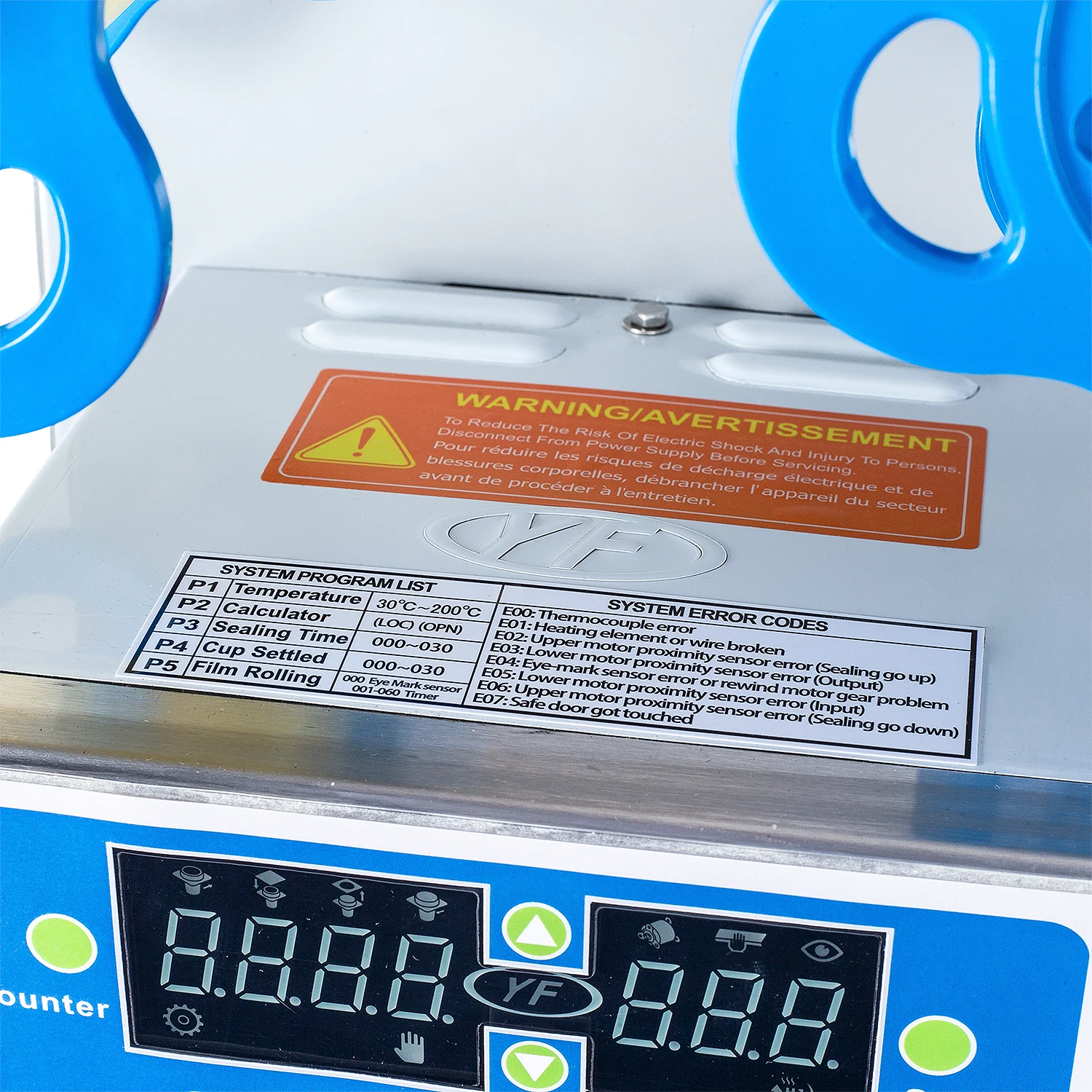 Cup Sealing Machine (UL, EPH Classified), with 95mm cutter rim - 1 Unit - Image 7