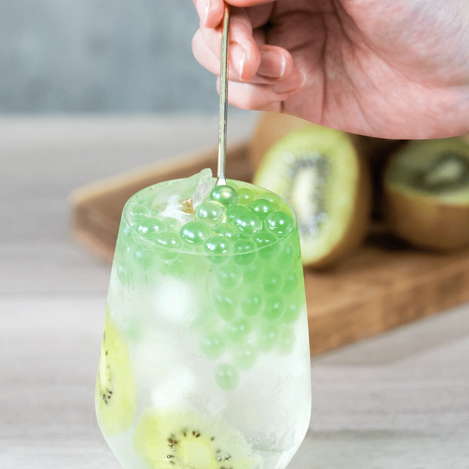 [12 Jars] Kiwi POPPING PEARLS™ (1 lb each) - Image 4