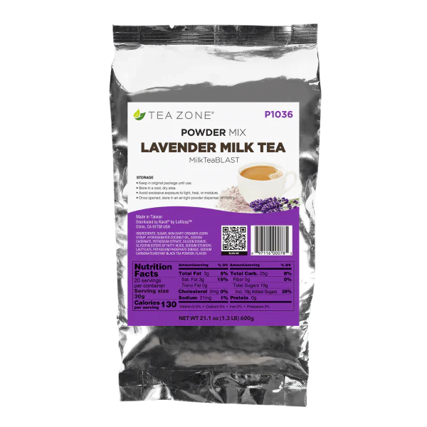 Lavender Milk Tea Powder - Bag (1.32 lbs)