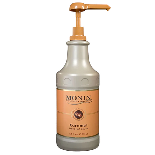 Monin Caramel Sauce - Bottle (64oz) - Image 2
