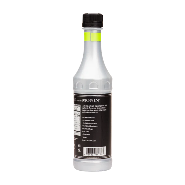 Monin Cucumber Flavoring Concentrate - Bottle (375mL) - Image 3