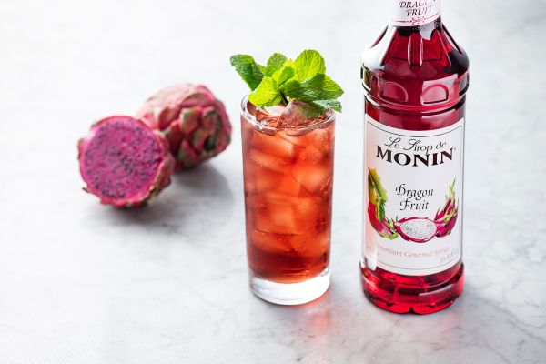 Monin Dragon Fruit Syrup - Bottle (1L) - Image 4