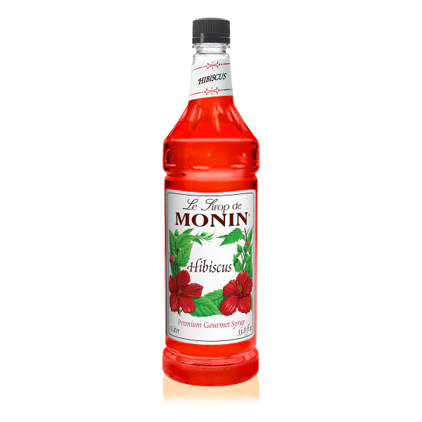 Monin Hibiscus Syrup - Bottle (1L)