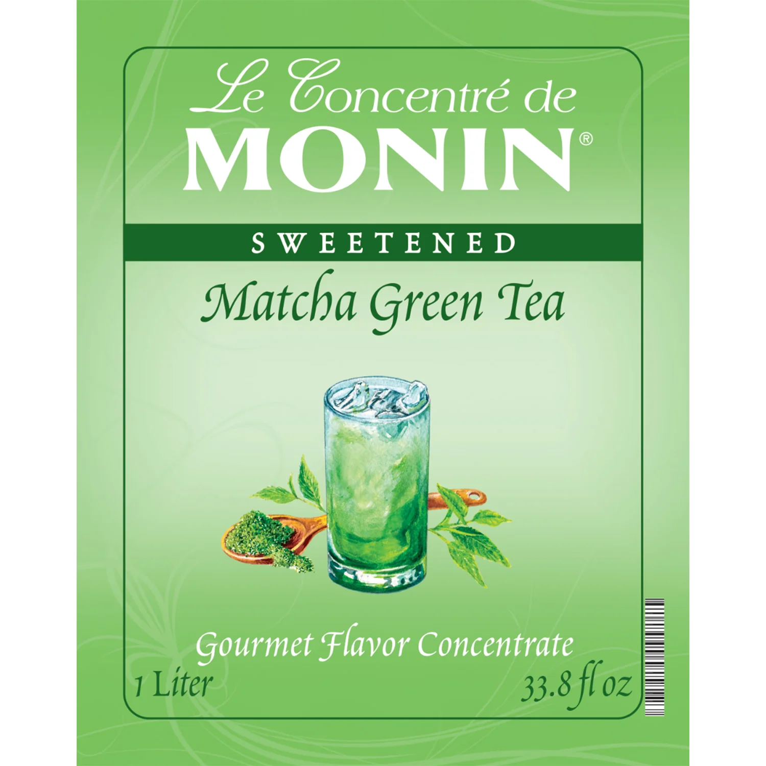 Monin Matcha Green Tea Concentrate - Bottle (1L) - Image 2
