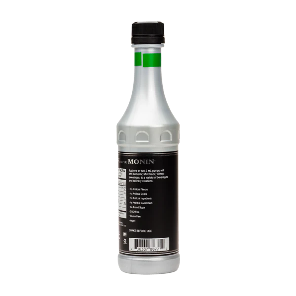 Monin Mint Flavoring Concentrate - Bottle (375mL) - Image 3