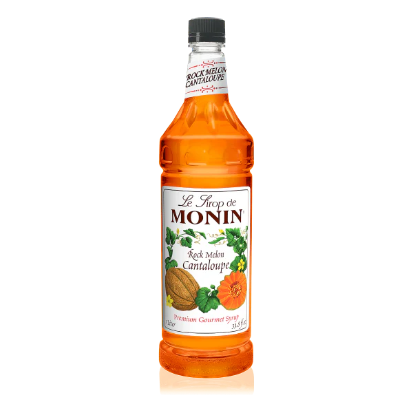 Monin Rock Melon Cantaloupe Syrup - Bottle (1L)