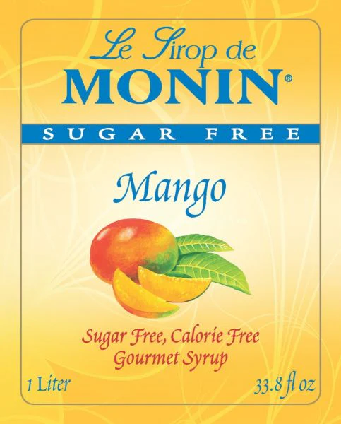 Monin Sugar Free Mango Syrup - Bottle (1L) - Image 2
