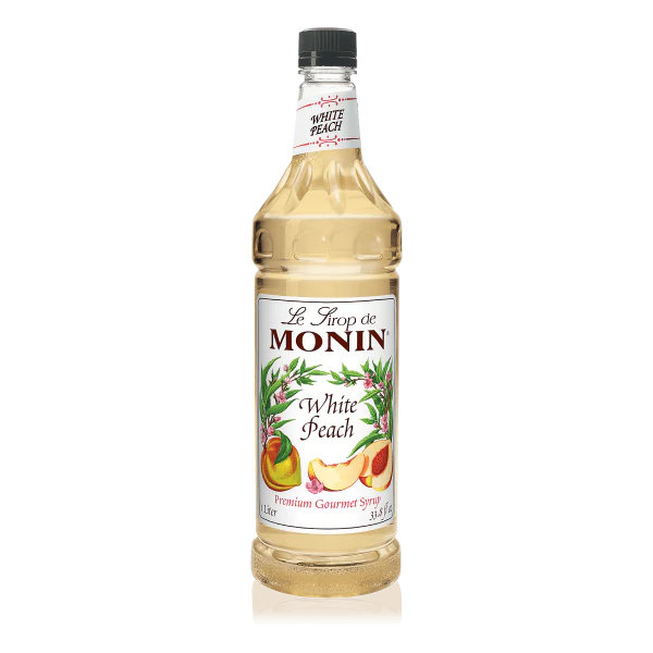 Monin White Peach Syrup - Bottle (1L)