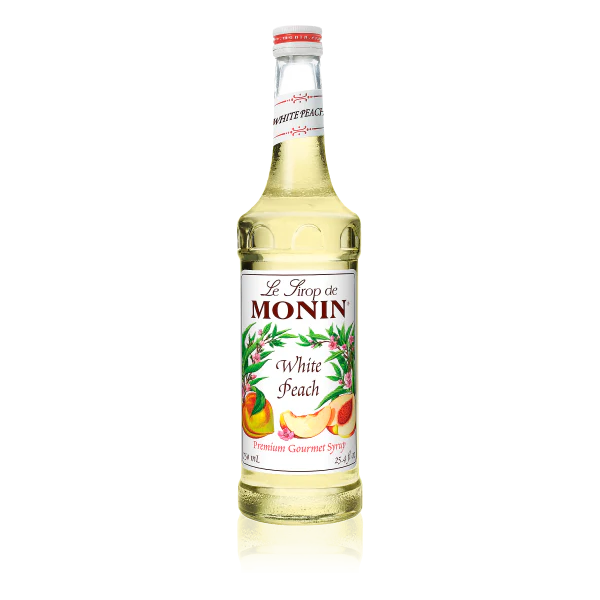Monin White Peach Syrup - Bottle (750mL)