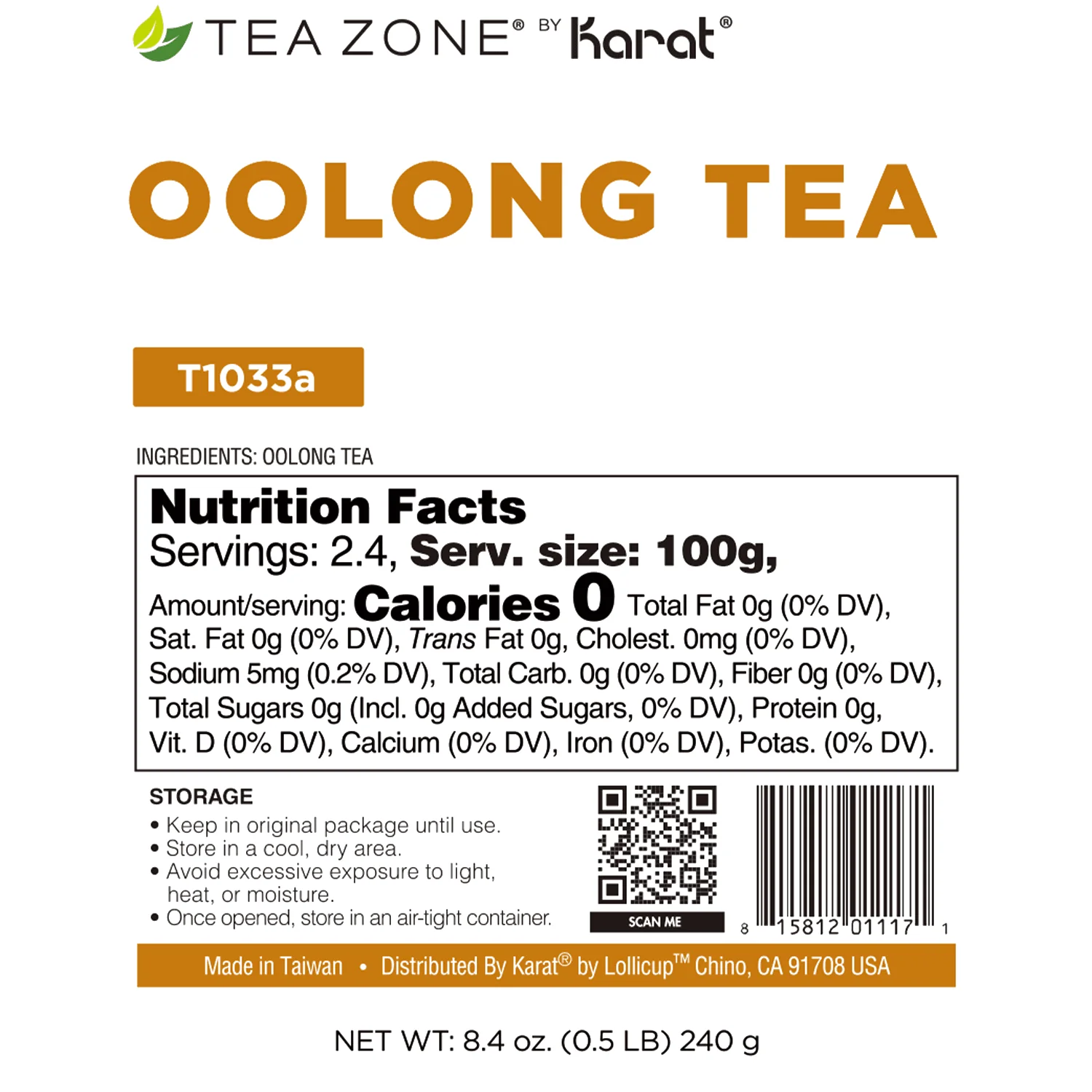Oolong Tea Leaves - Case of 25 bags - Image 8