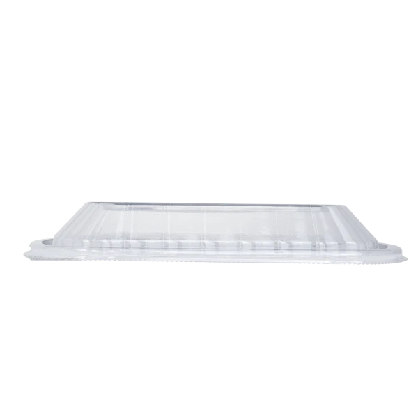 [300 ct] OPS Lid for 36 oz Microwaveable Take-Out Box | Clear - Image 3