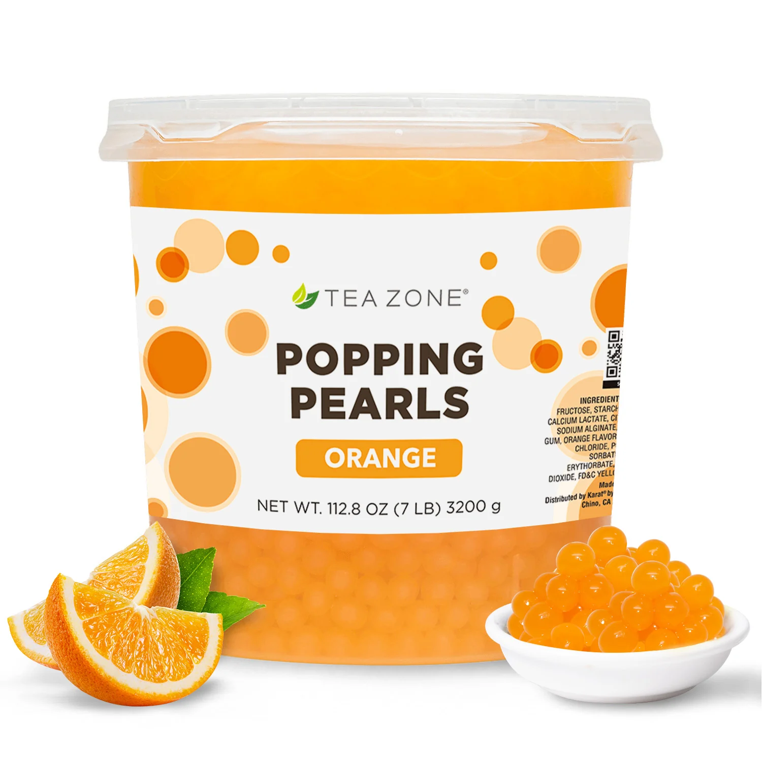 Orange POPPING PEARLS™ - Jar (7 lb)