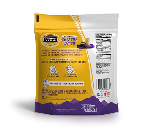 Oregon Chai Original Dry Chai Latte Mix - Bag (3 lbs) - Image 3