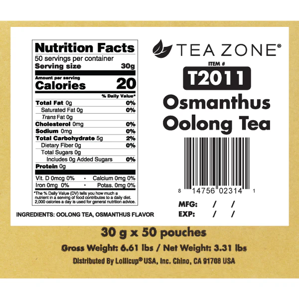 Osmanthus Oolong Tea - Case of 50 bags - Image 9