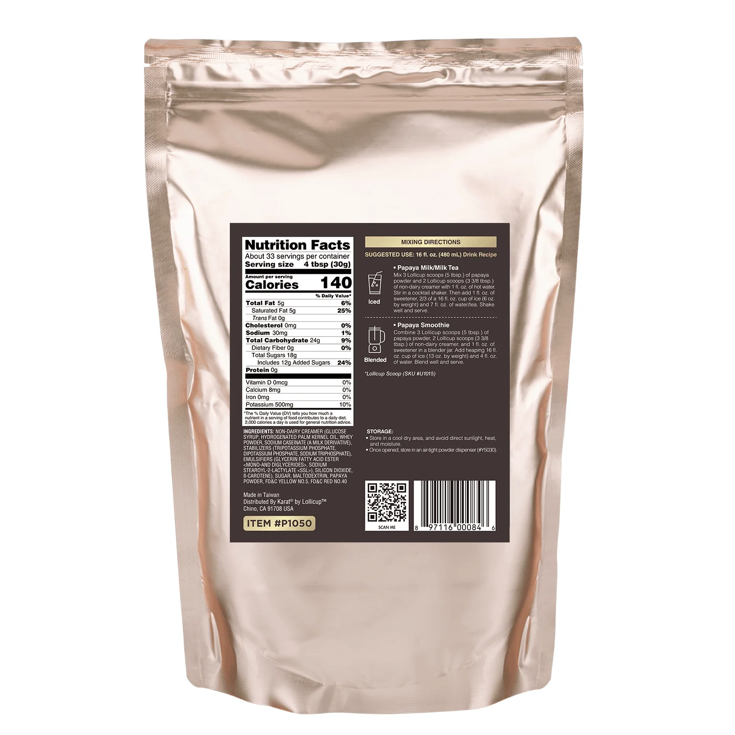 Papaya Powder - Bag (2.2 lbs) - Image 6