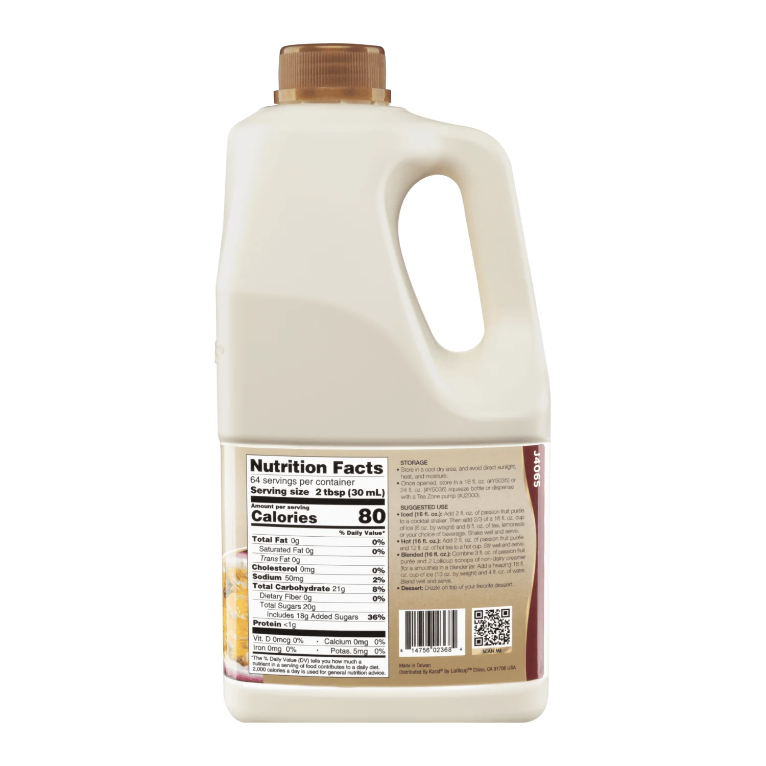 Passion Fruit Puree - Bottle (64oz) - Image 4