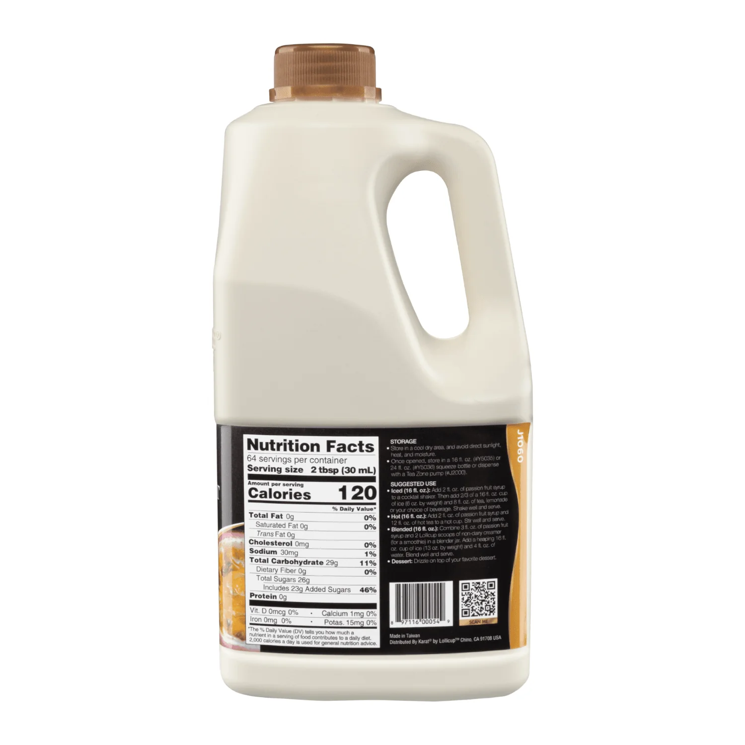 Passion Fruit Syrup - Bottle (64oz) - Image 5