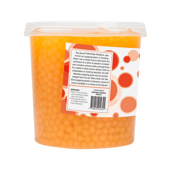 Peach POPPING PEARLS™ - Jar (7 lb) - Image 4
