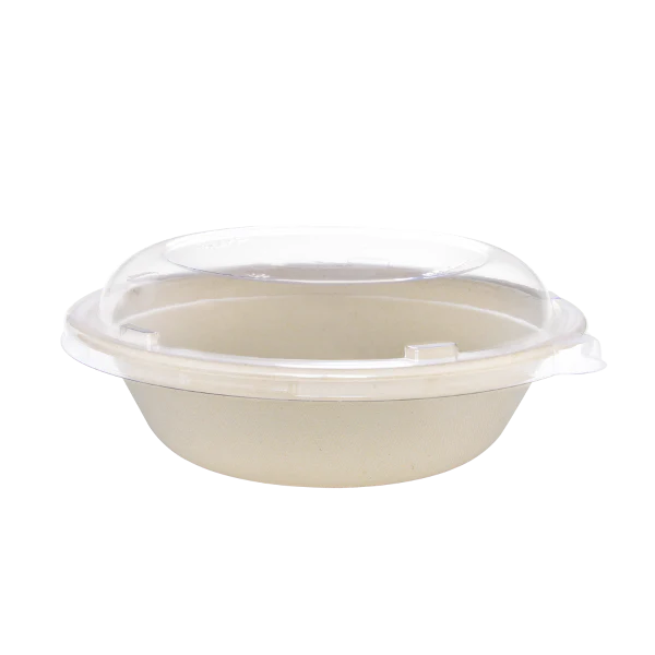 [200 ct] Bowl Lids | For 24-40 oz Molded Fiber Bowl | PET | 204.4 mm - Image 8