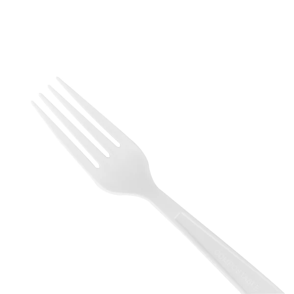 Karat Earth CPLA Heavy Weight Compostable Forks, Natural - 1,000 pcs - Image 3